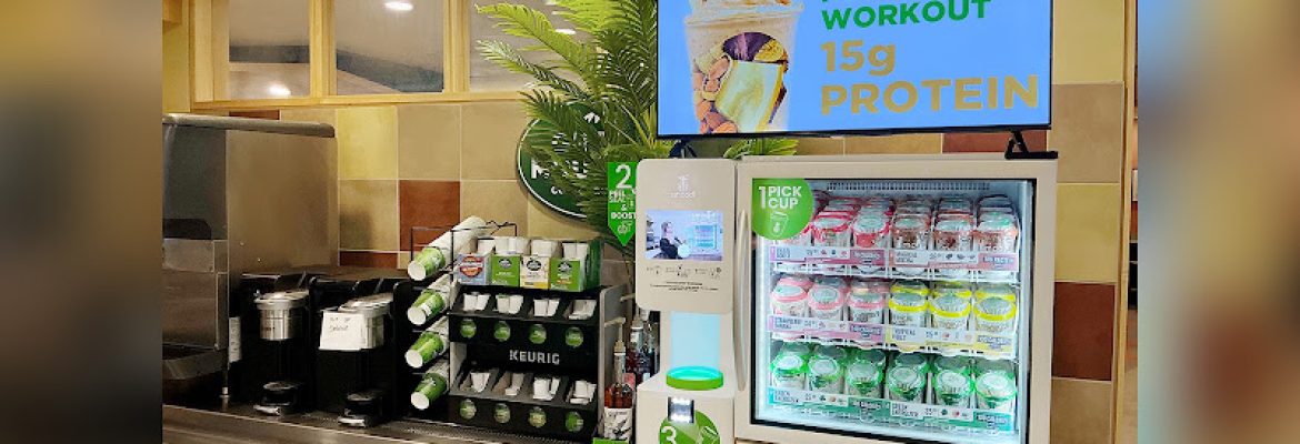 smoodi – Fresh Smoothie Kiosk at Elm Street Mobil