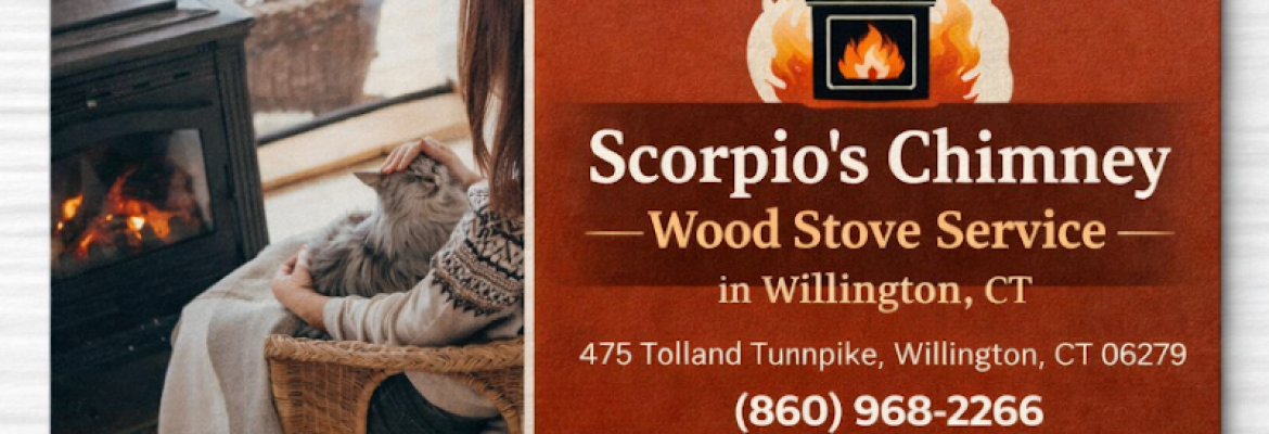 Scorpio”s Chimney,WoodStove Service in Willington, CT