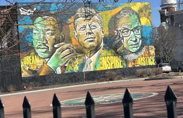 MURAL: Dream, Inspire, and Justice (MLK, JFK, and RBG)