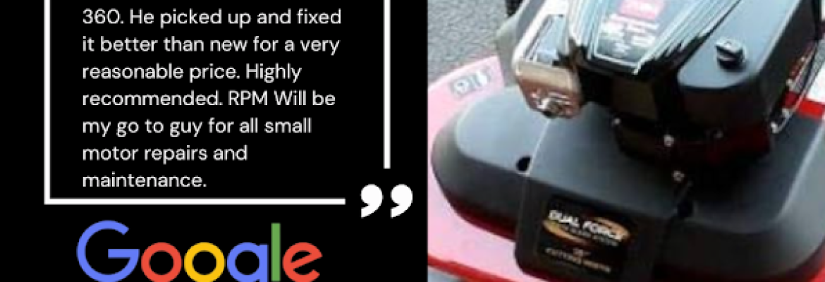 RPM360 LLC Small Engine and General Repairs