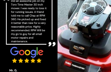 RPM360 LLC Small Engine and General Repairs