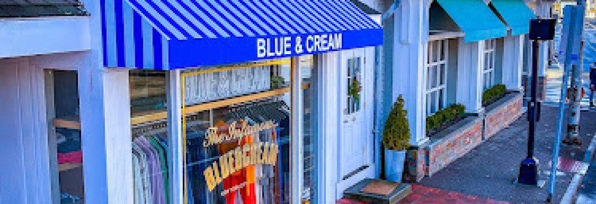 Blue & Cream