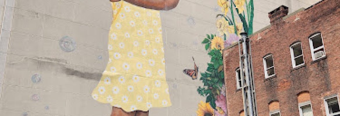 Daffodil and Sunflower Mural