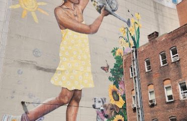 Daffodil and Sunflower Mural