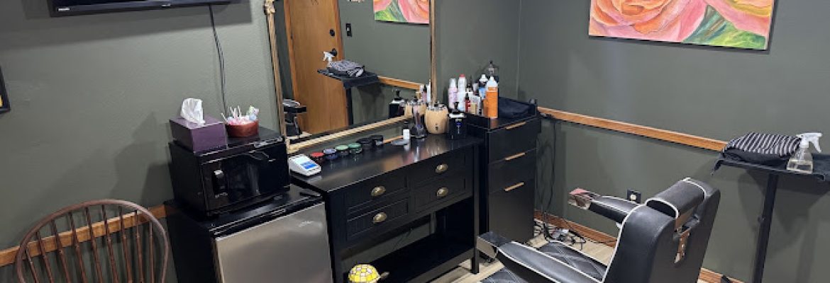 Gothic Green Salon Barbershop