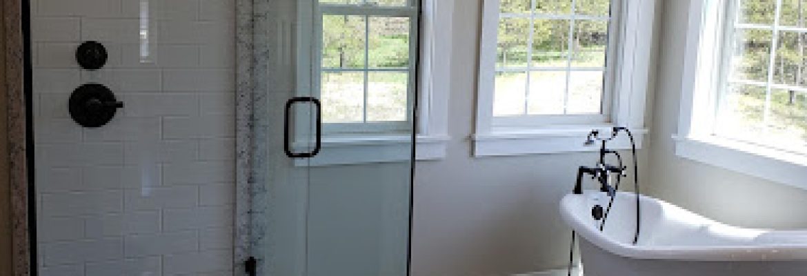 Shower Door And Mirror
