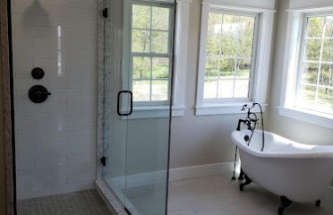 Shower Door And Mirror