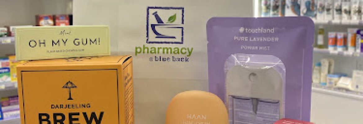Lush Pharmacy Blue Back