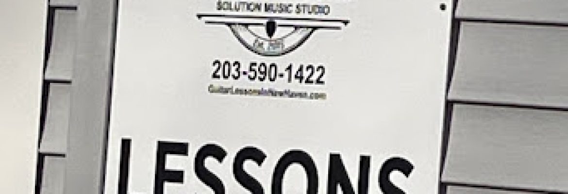 Guitar Lessons at Solution Music Studio