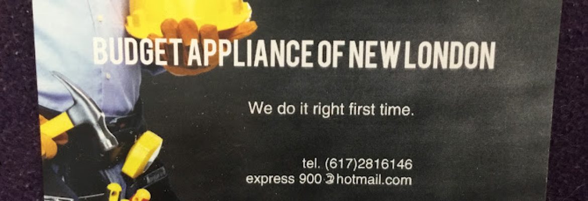 Budget appliance of Newlondon.