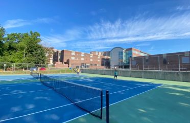 Stamford High school tennis court