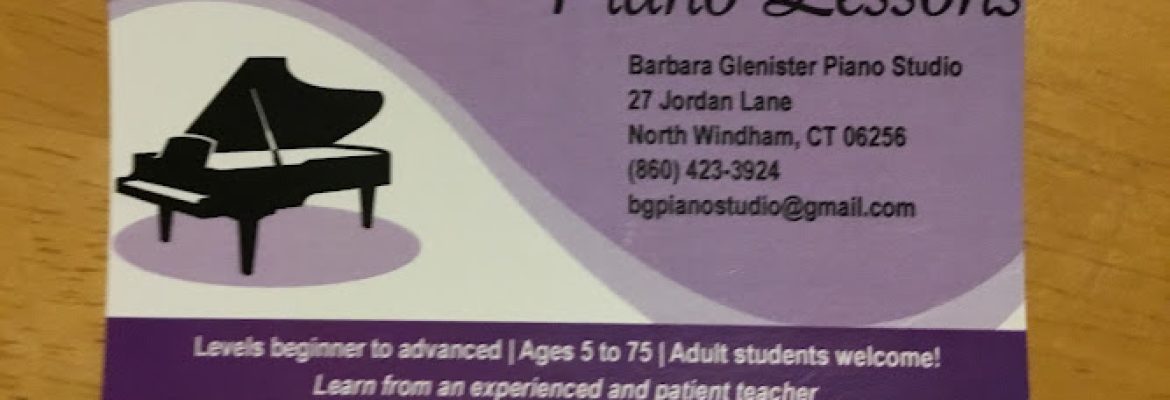 Barbara Glenister Piano Studio