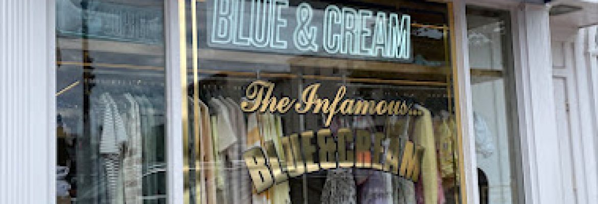 Blue & Cream