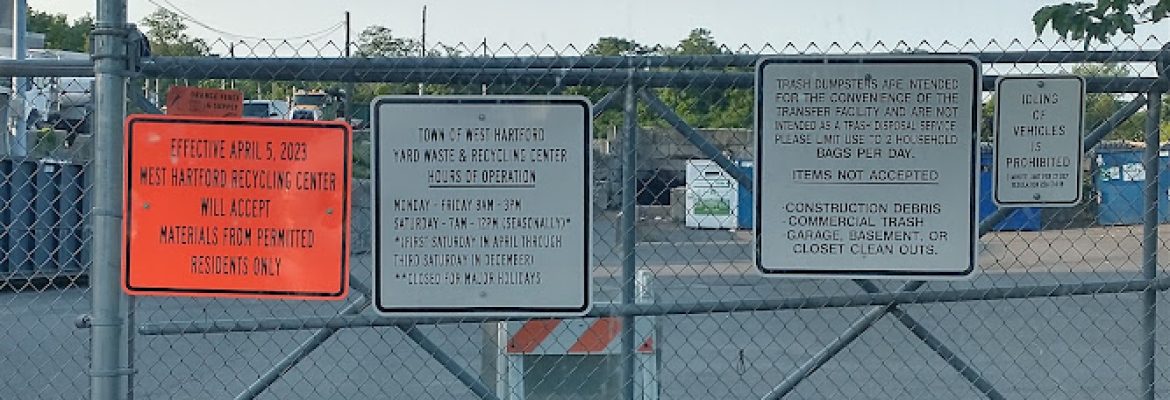 West Hartford Recycling Center